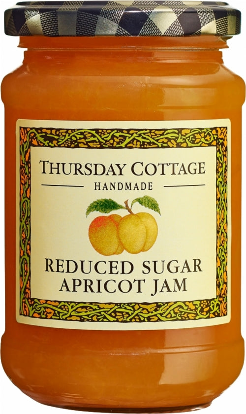 THURSDAY COTTAGE Apricot Jam - Reduced Sugar 315g (Pack of 6)