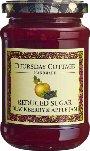 THURSDAY COTTAGE Blackberry & Apple Jam - Reduced Sugar 315g (Pack of 6)