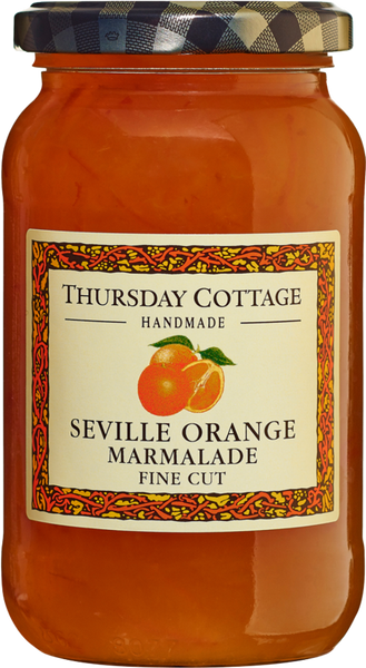 THURSDAY COTTAGE Fine Cut Seville Orange Marmalade 340g (Pack of 6)