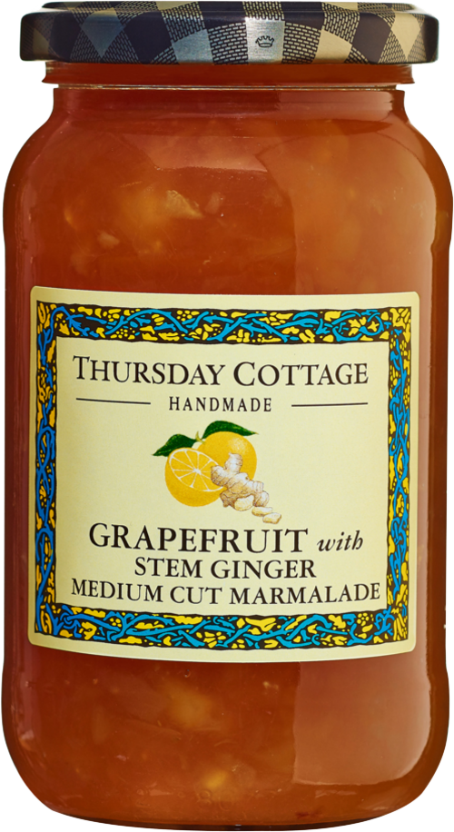 THURSDAY COTTAGE Grapefruit with Stem Ginger Marmalade 340g (Pack of 6)