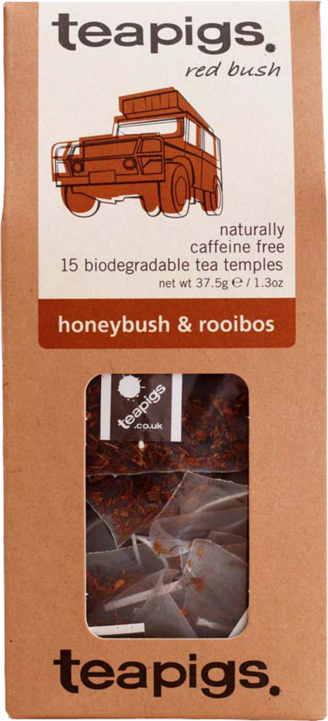 TEAPIGS 15 Honeybush & Rooibos 37.5g (Pack of 6)