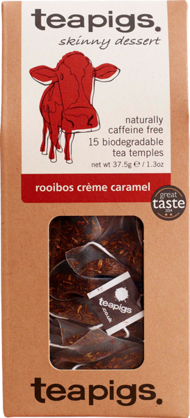 TEAPIGS 15 Rooibos Creme Caramel 37.5g (Pack of 6)