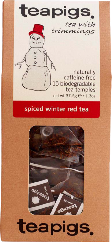 TEAPIGS 15 Spiced Winter Red Tea 37.5g (Pack of 6)