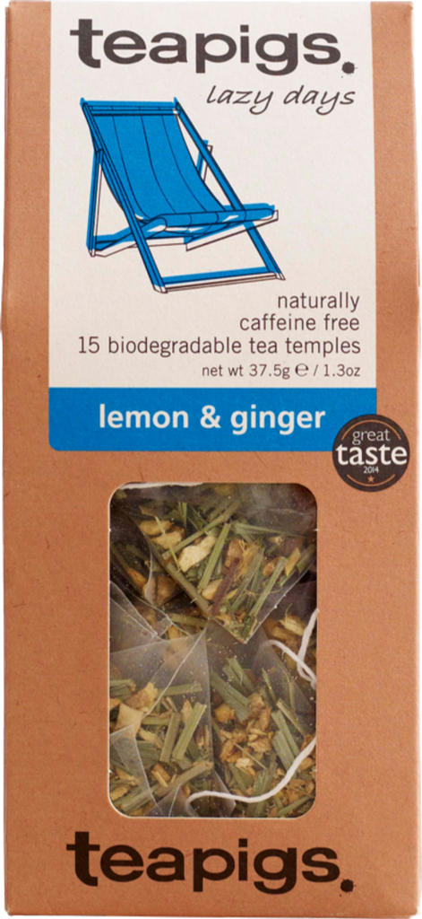 TEAPIGS 15 Lemon & Ginger 37.5g (Pack of 6)