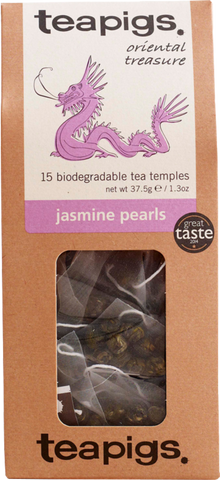 TEAPIGS 15 Jasmine Pearls 37.5g (Pack of 6)