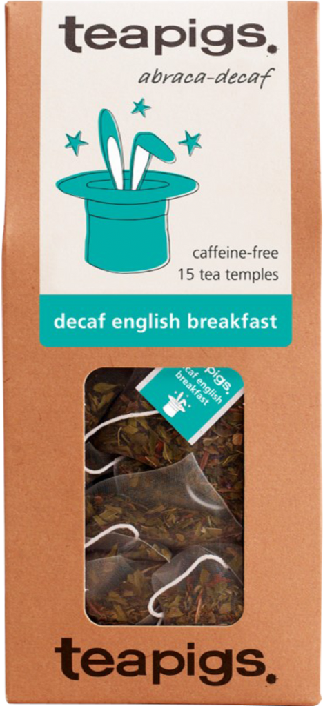 TEAPIGS 15 Decaf English Breakfast 45g (Pack of 6)