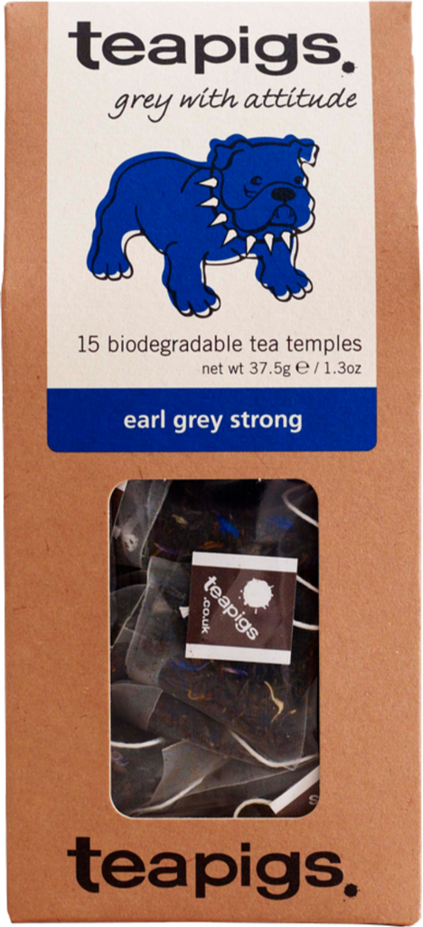 TEAPIGS 15 Earl Grey Strong 37.5g (Pack of 6)