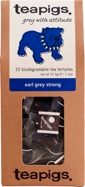 TEAPIGS 15 Earl Grey Strong 37.5g (Pack of 6)