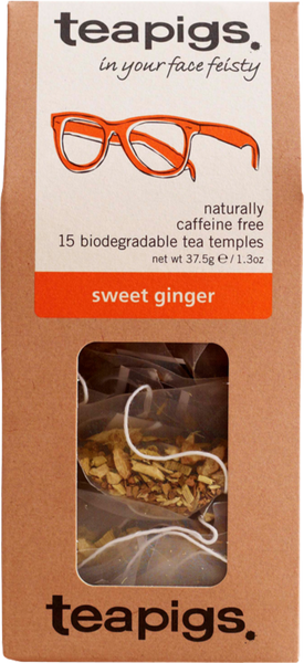 TEAPIGS 15 Sweet Ginger 37.5g (Pack of 6)