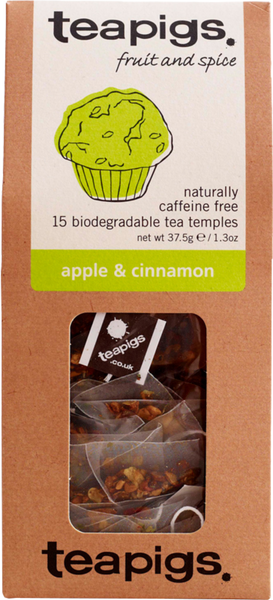 TEAPIGS 15 Apple & Cinnamon 37.5g (Pack of 6)