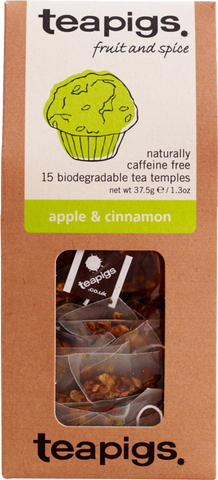 TEAPIGS 15 Apple & Cinnamon 37.5g (Pack of 6)