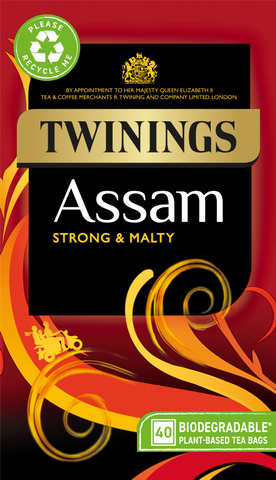 TWININGS Assam Teabags 40's (Pack of 4)