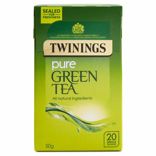 TWININGS Pure Green Tea - 20 Teabags (Pack of 4)