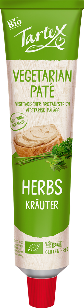 TARTEX Vegetarian Pate - Herbs 200g (Pack of 12)