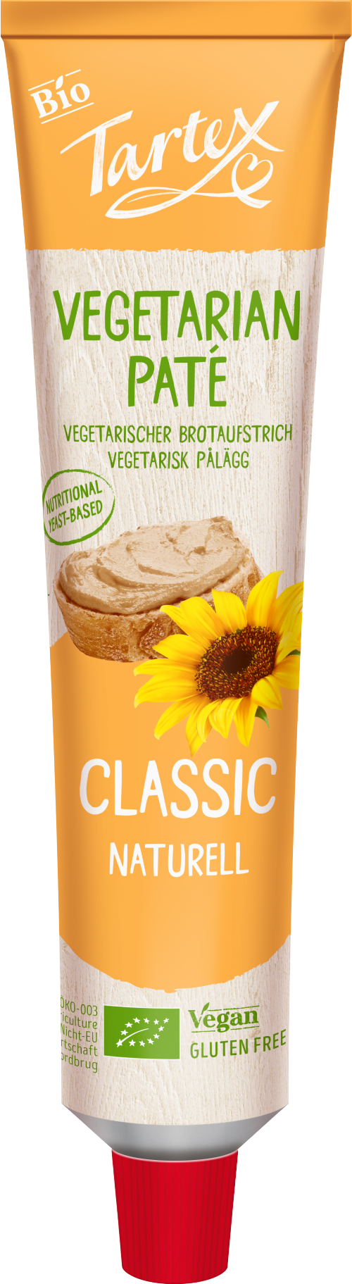TARTEX Vegetarian Pate - Classic 200g (Pack of 12)