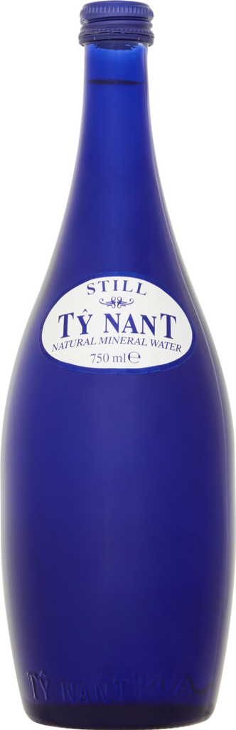 TY NANT Natural Mineral Water Still - Blue Glass 75cl (Pack of 12)