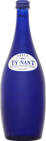 TY NANT Natural Mineral Water Still - Blue Glass 75cl (Pack of 12)