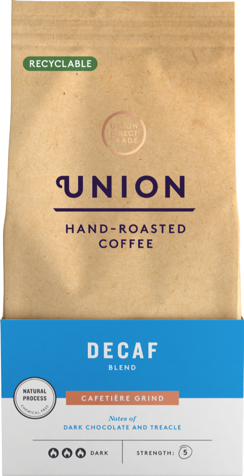 UNION Hand-Roasted Coffee Decaf Blend 200g (Pack of 6)