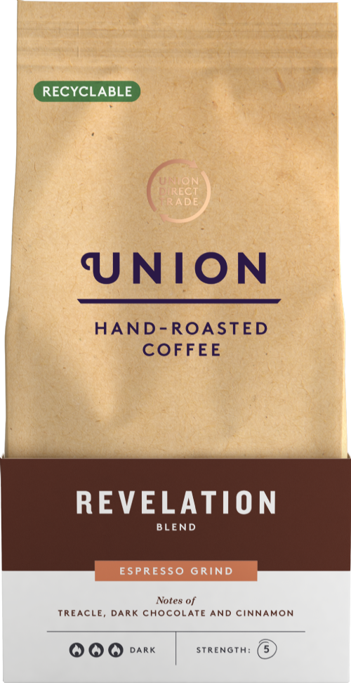 UNION Hand-Roasted Coffee Revelation - Espresso Grind 200g (Pack of 6)