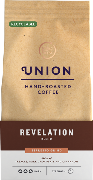 UNION Hand-Roasted Coffee Revelation - Espresso Grind 200g (Pack of 6)