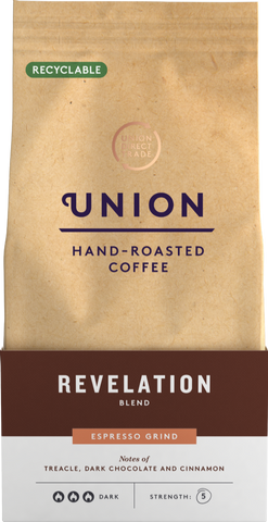 UNION Hand-Roasted Coffee Revelation - Espresso Grind 200g (Pack of 6)