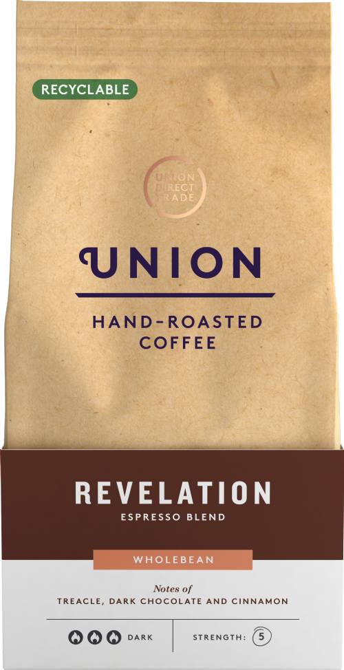 UNION Hand-Roasted Coffee Revelation - Espresso W/Bean 200g (Pack of 6)