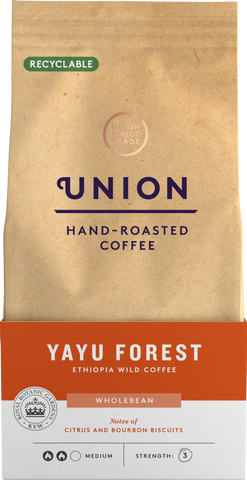 UNION Hand-Roasted Coffee Yayu Forest - Wholebean 200g (Pack of 6)