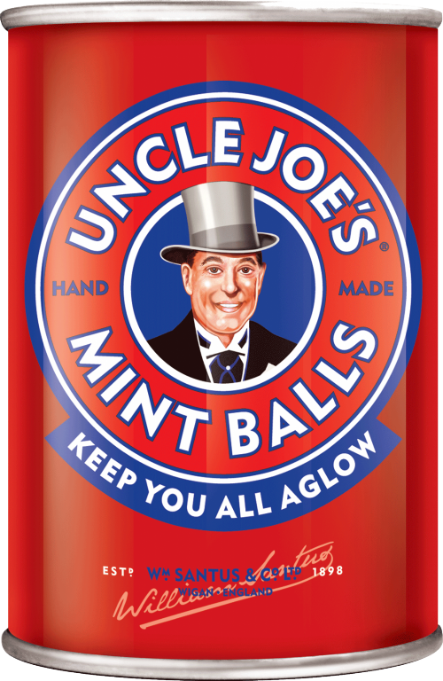 UNCLE JOE'S Mint Balls - Tin 120g (Pack of 12)