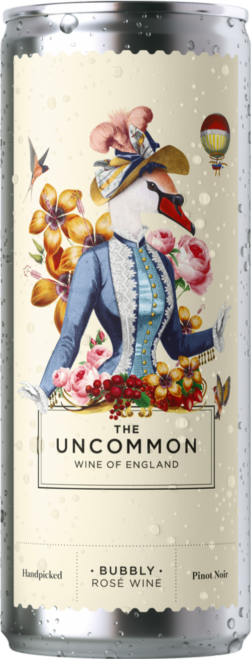 THE UNCOMMON Bubbly Rose Wine 250ml (Pack of 12)
