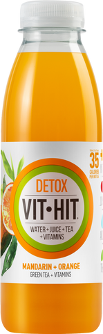 VITHIT Detox - Mandarin & Orange 500ml (Pack of 12)