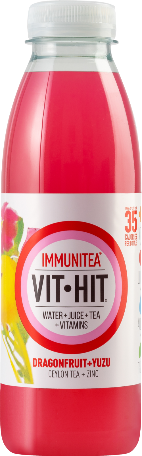 VITHIT Immunitea - Dragonfruit & Yuzu 500ml (Pack of 12)