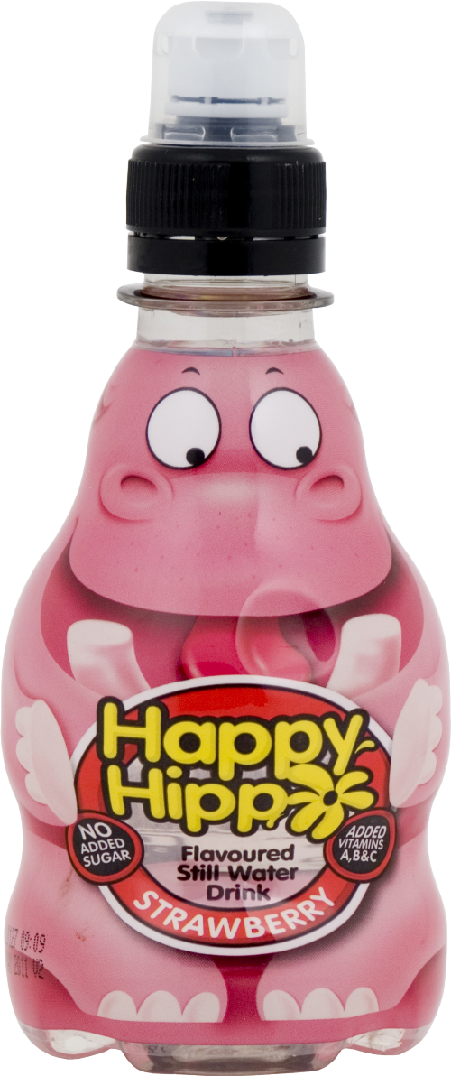 VILLA Wild Water Happy Hippo - Strawberry 270ml (Pack of 12)