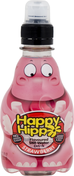 VILLA Wild Water Happy Hippo - Strawberry 270ml (Pack of 12)