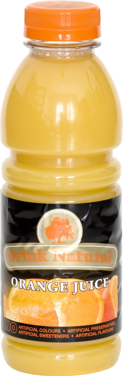 VILLA Drink Natural Orange Juice 500ml (Pack of 12)