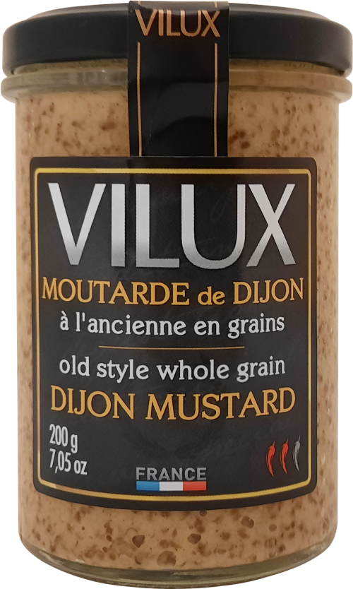 VILUX Wholegrain Mustard 200g (Pack of 12)