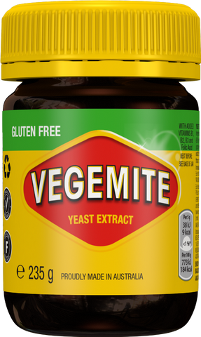 VEGEMITE Gluten Free Yeast Extract 235g (Pack of 8)