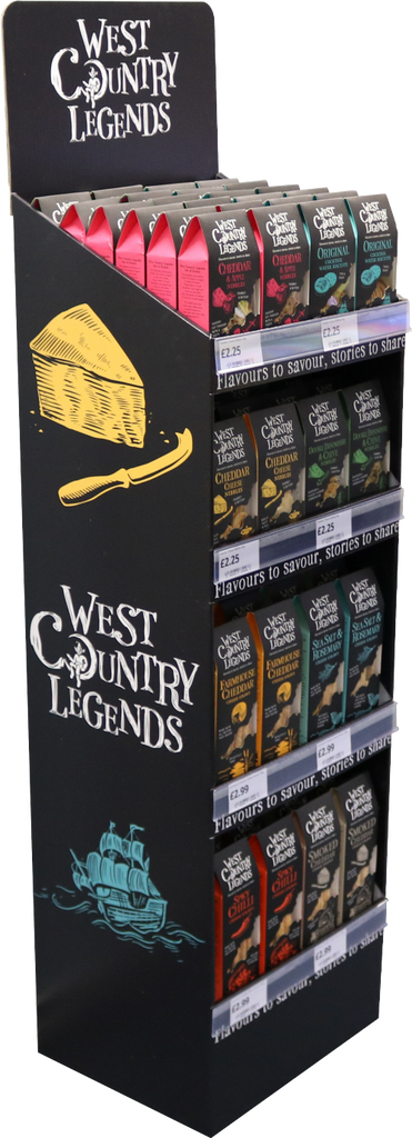 WEST COUNTRY LEGENDS Floor Standing Display Unit (Pack of 1)