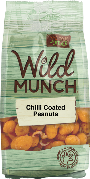 WILD MUNCH Chilli Coated Peanuts 100g (Pack of 12)