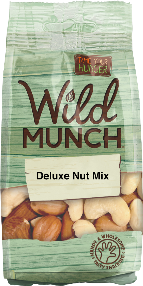 WILD MUNCH Deluxe Nut Mix 150g (Pack of 12)