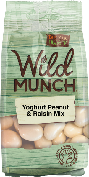 WILD MUNCH Yoghurt Peanut & Raisin Mix 200g (Pack of 12)