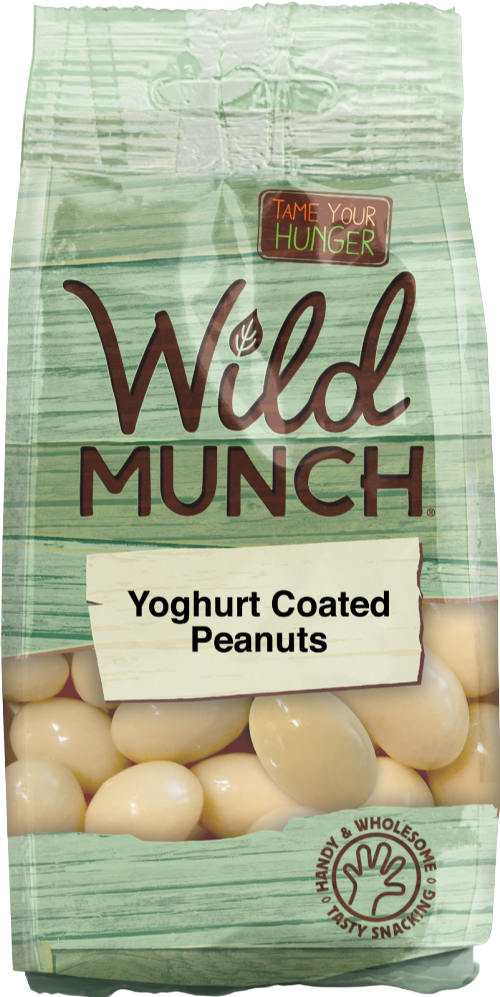 WILD MUNCH Yoghurt Coated Peanuts 200g (Pack of 12)