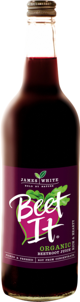 JAMES WHITE Beet It Organic Beetroot Juice 75cl (Pack of 6)