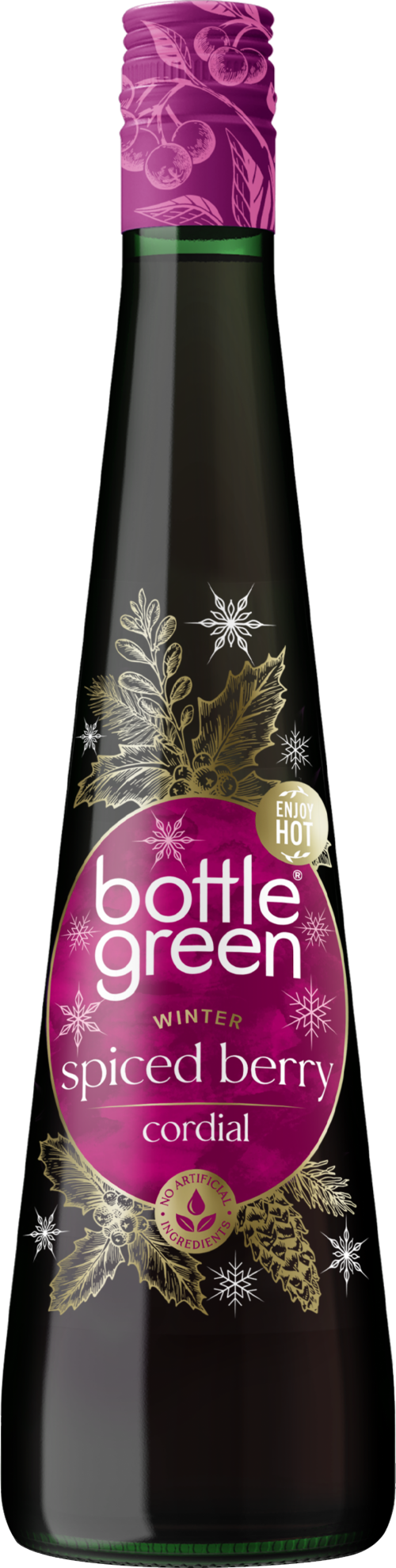 BOTTLEGREEN Winter Spiced Berry Cordial 50cl (Pack of 6)