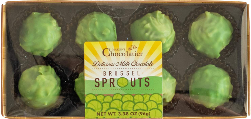 MARTIN'S CHOCOLATIER Chocolate Brussel Sprouts 96g (Pack of 10)