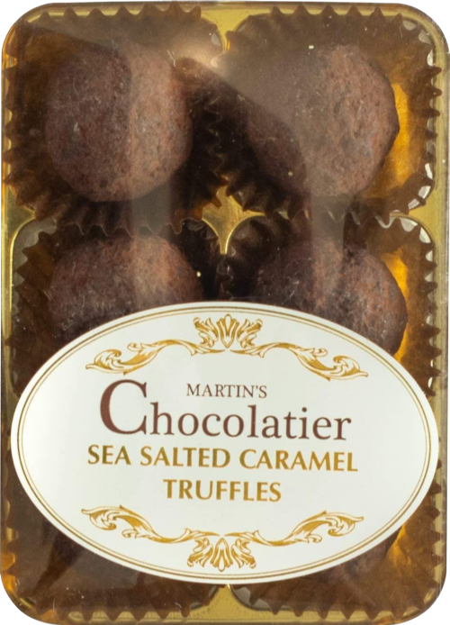 MARTIN'S CHOCOLATIER Sea Salted Caramel Truffles 78g (Pack of 6)