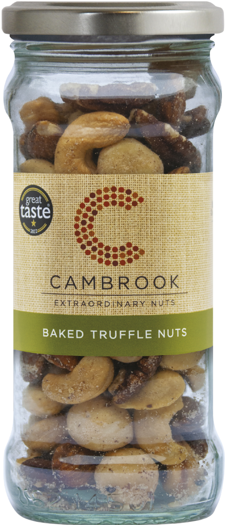 CAMBROOK Baked Truffle Nuts - Jar 175g (Pack of 6)