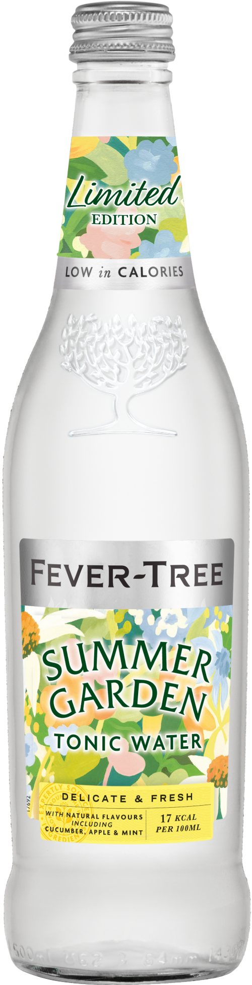 FEVER-TREE Summer Garden Tonic Water 500ml (Pack of 8)