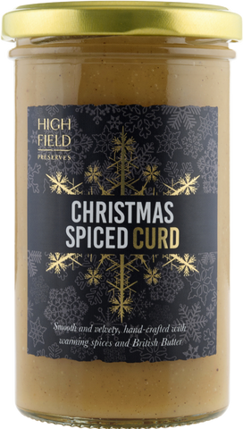 HIGHFIELD PRESERVES Christmas Spiced Curd 305g (Pack of 6)