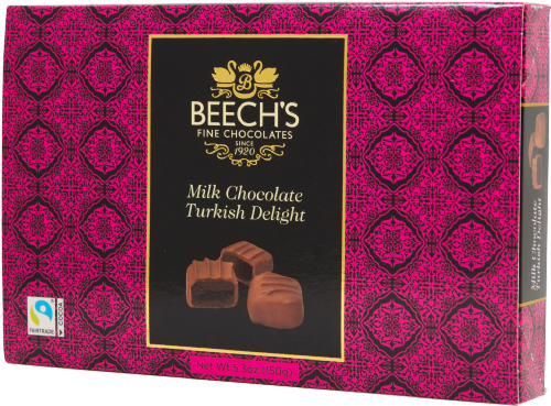 BEECH'S Milk Chocolate Turkish Delight 150g (Pack of 6)