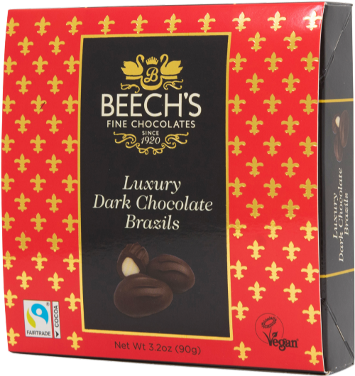 BEECH'S Brazils - Dark Chocolate 90g (Pack of 12)